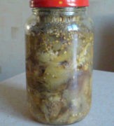 салат из баклажанов на зиму с орехами