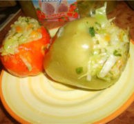 перец фаршированный на зиму капустой