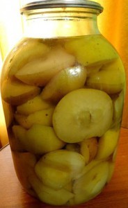 маринованные яблоки на зиму