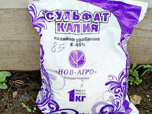 минеральные и органические удобрения для капусты сульфат калия