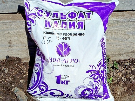 сера для растений, применение, внесение сульфат калия